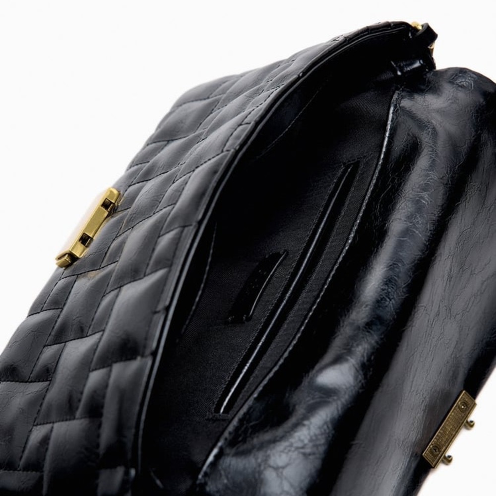 ZARA QUILTED SHOULDER BAG - Picture 4 of 11